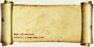 Jovana Kovač vizit kartica